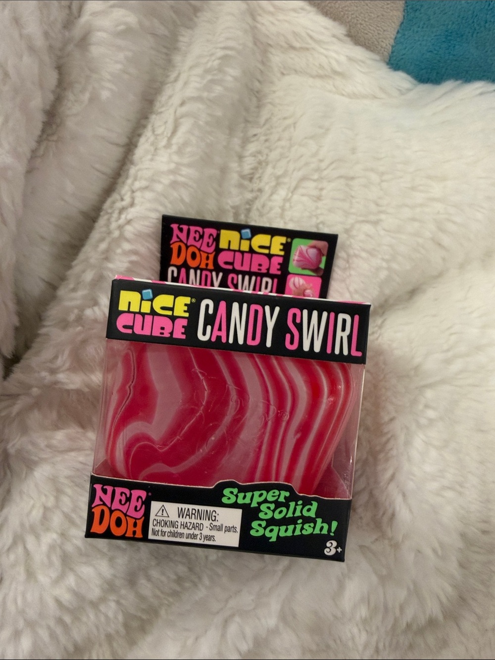 Nee Doh candy swirl nice cube